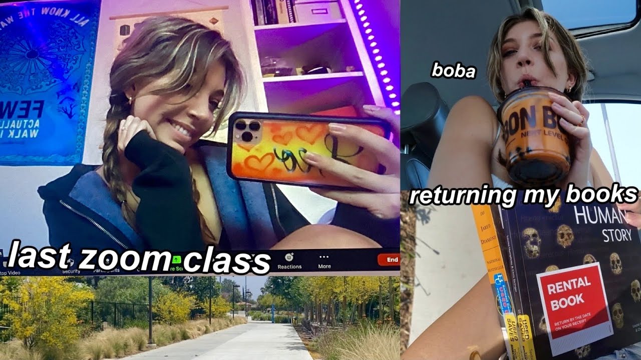 my last day of school VLOG: college sophomore - YouTube