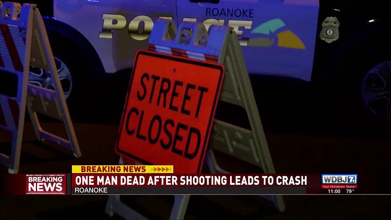 Roanoke Shooting Leads to Crash - YouTube