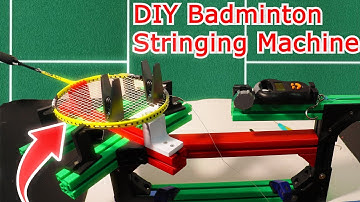 I 3D Printed a Badminton Stringing Machine at Home!
