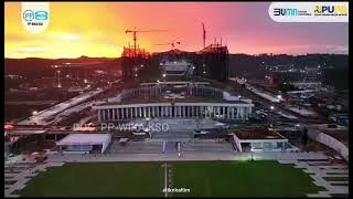 IKN TERKINI 🔥! CANTIK SUNSET Di ISTANA PRESIDEN  IBU KOTA NUSANTARA SENJA HARI Jelang Malam