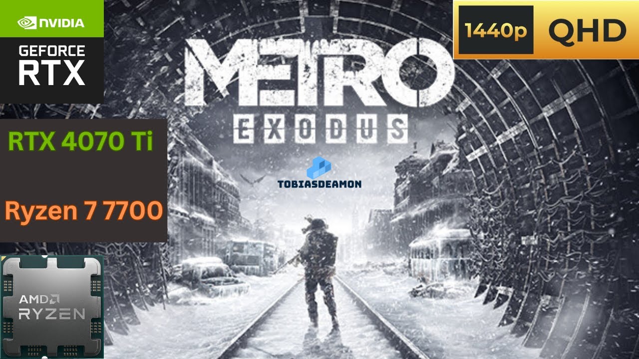 Metro Exodus Enhanced Edition - gameplay on RTX4070Ti