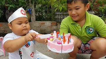 Trò Chơi Bác Sĩ Sinh Nhật Bánh Kem ❤ ChiChi ToysReview TV ❤ Đồ Chơi Song