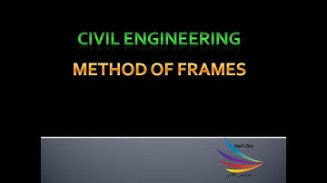 Approximate method of frames civil engineering by Er Shafqat
