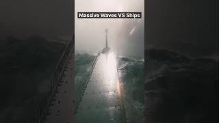 Massive Storm Waves Destroy Everything in Their Path 🌊⚠️ #viralshorts #flood #danger #waves