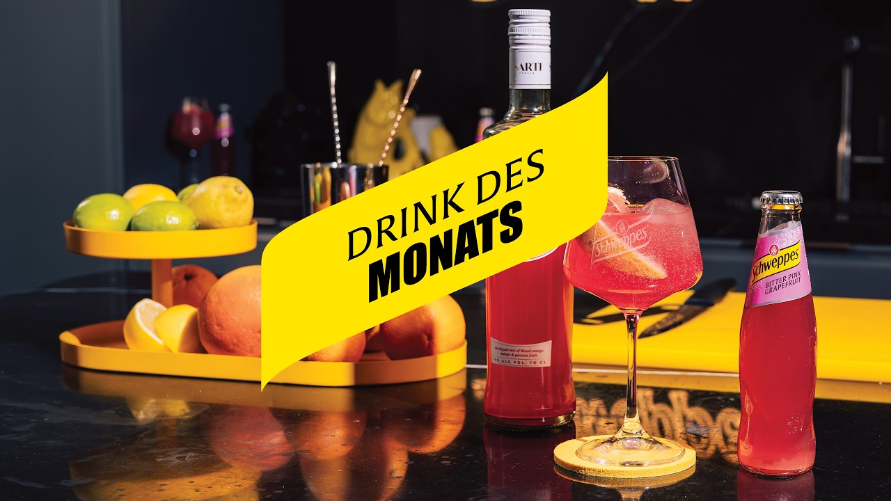 Schweppes Drink des Monats Oktober - Pink Sarti