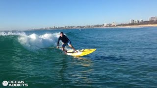 Stand Up Paddle Boarding At Maroochydore In Nice Waves