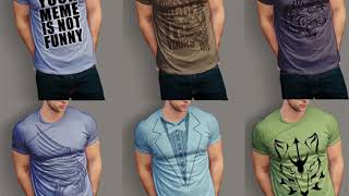 Download Photoshop Free 6 Male T Shirt Designs screenshot 3