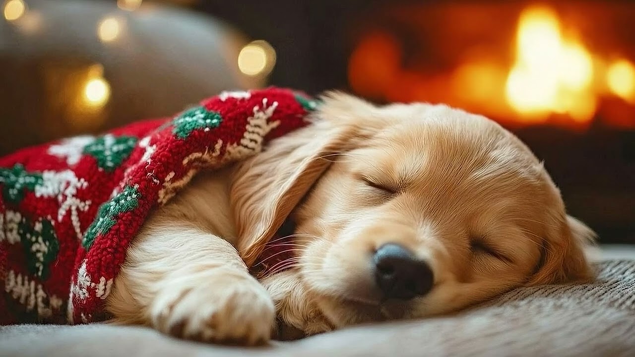 1 Hours Dog Sleep Music 🎄 Gentle Calm Sounds for Rest, MUSIC FOR CALM DOG, MUSIC FOR DOG ALONE
