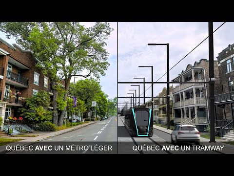 Vidéo: Métro léger en banlieue. Construction de métro léger