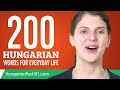 200 Hungarian Words for Everyday Life - Basic Vocabulary #10