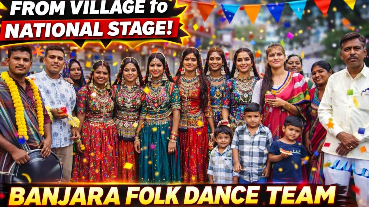 From Village to National Stage 🇮🇳 | Banjara Folk Dance Team Felicitated by Umesh K Mudnal 🥳