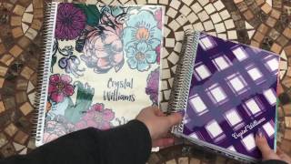 Erin Condren Deluxe Monthly Planner Walkthrough New 2017 Vs Old 2015