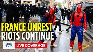 FRANCE Protest LIVE: Thousands March in French Cities Amid 70,000+ Heavy Security | Paris | N18G