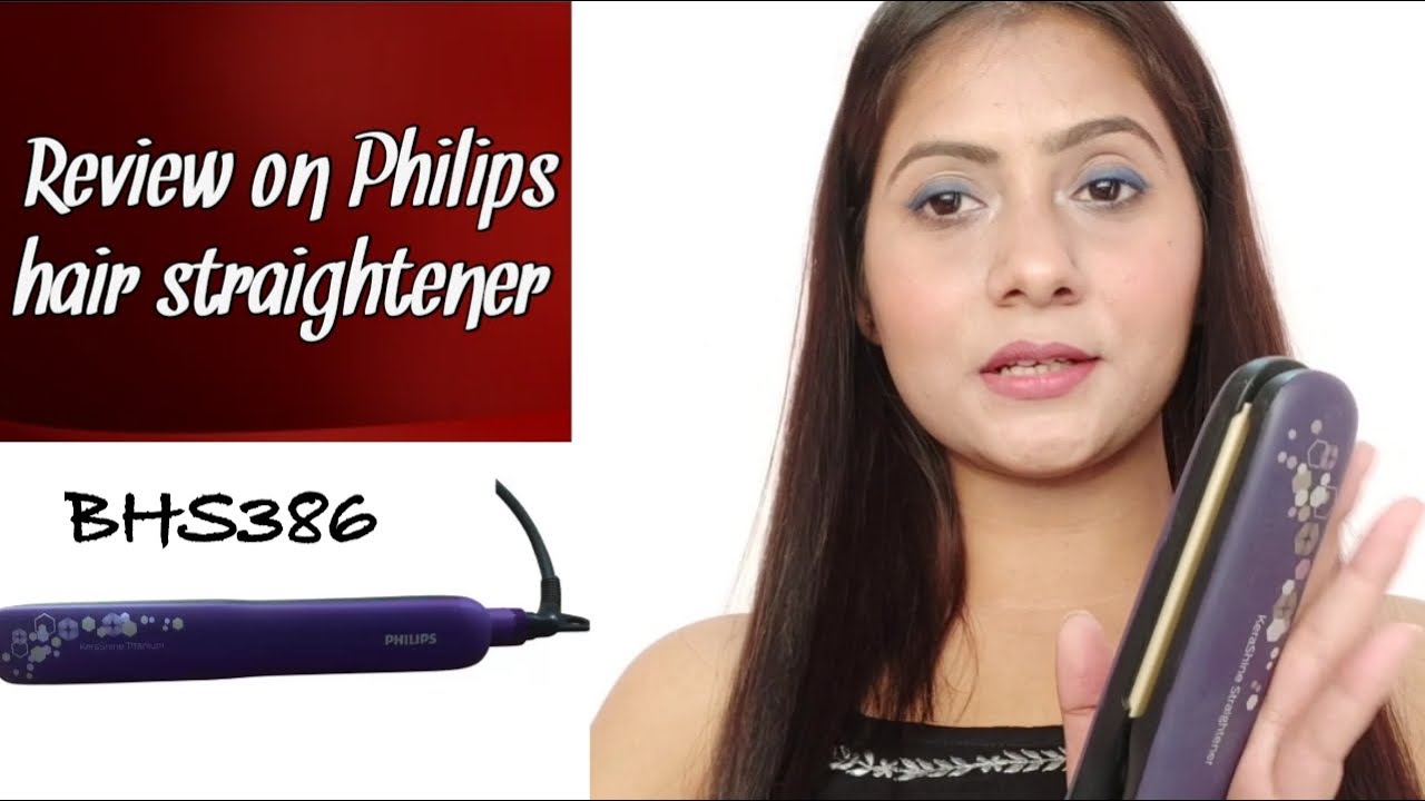 ||Review & demo on Philips kerashine hair straightener BHS386||