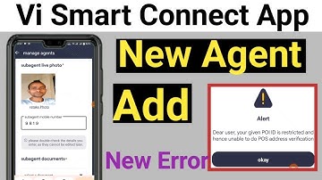 Vi  Smart Connect App New Agent Add | Vi  Smart Connect App Agent Add Kare