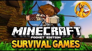 Minecraft PE: Lifeboat Survival Games #2 "1st Deathmatch Win!"
