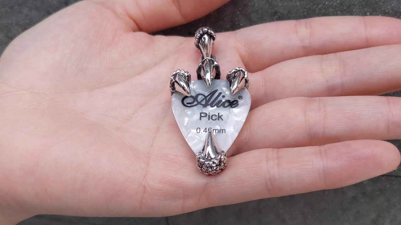 Buy Guitar Pick Holder Necklace by PICKBAY Pink Floyd Dark Side of the Moon  Pick licensed Online in India - Etsy