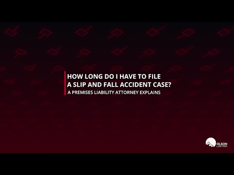 How Long Do You Have to File A Slip and Fall Accident Case? A Slip and Fall Lawyer Explains