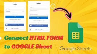 Connect HTML FORM to GOOGLE SHEET in a Single Click  | Too Div