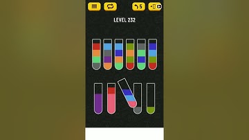 Water Sort Puzzle Level 232 | Level 232