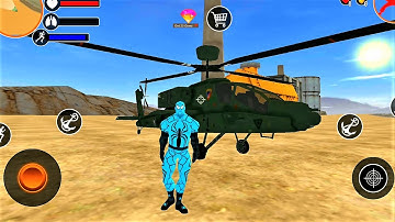 Miami Rope Hero Simulator #3 - 3D Game of superhero like Venom & Spiderman flying - Android Gameplay