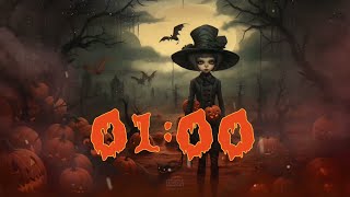 🎃 1 Minute Halloween Countdown Timer ⏰ Spooky Timer with Alarm