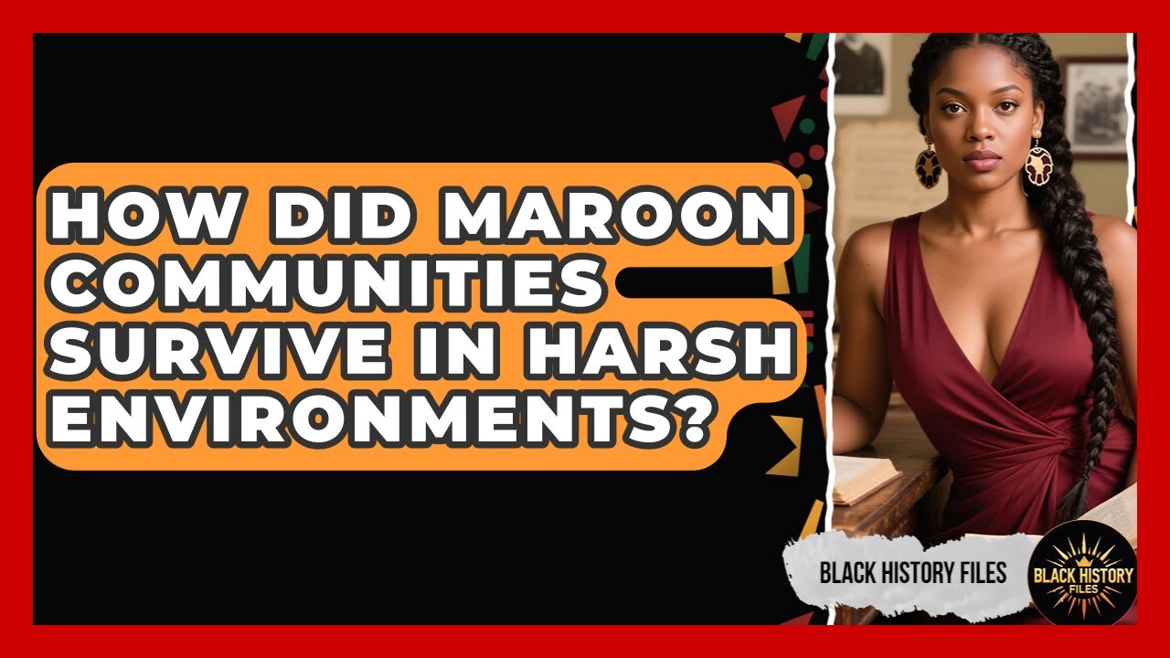 How Did Maroon Communities Survive In Harsh Environments? - Black History Files