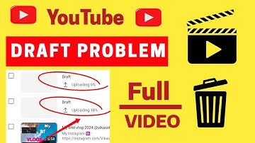 YouTube Draft delete | Draft video youtube | delete Draft video youtube | draft video delete | DRAFT