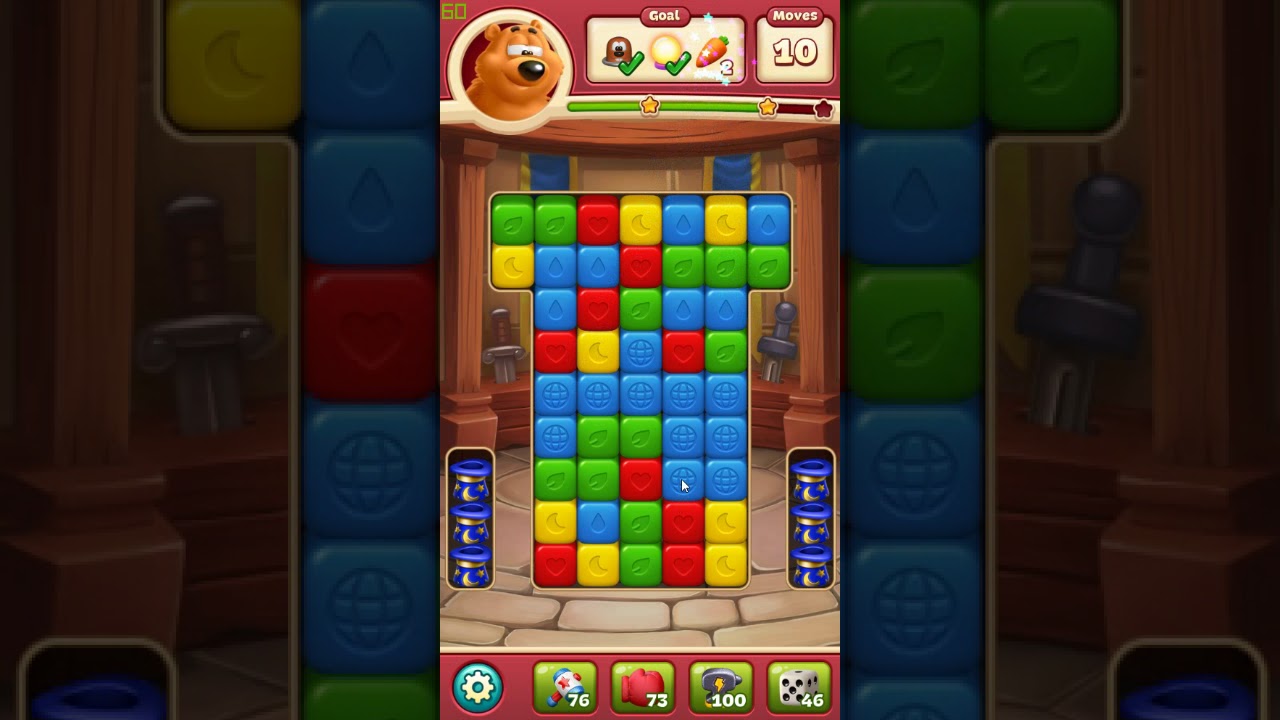 Toon Blast level 1258
