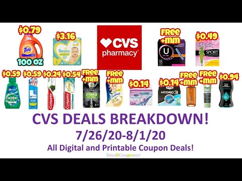 CVS Deals Breakdown 7/26/20-8/1/20! All Digital and Printable Coupon Deals!