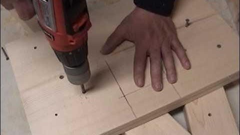 How To Build A Kenya Top Bar Hive - Part 4 - Drill Legs and Attach Ends