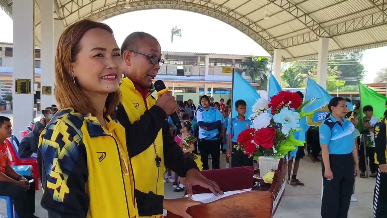 การแข่งขันกีฬาสีภายในโรงเรียนบ้านค้อโนนเพ็ก พิธีเปิด-พิธีปิด ประจำปีการศึกษา2567