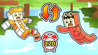 Minecraft Manhunt But Gravity Switches Every 2 Minutes