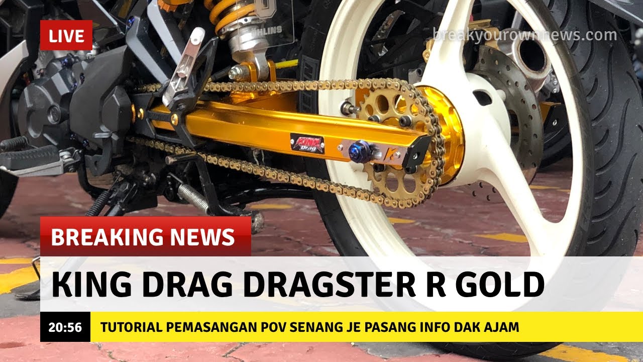 Swing Arm Kingdrag Dragster R Tutorial Pemasangan Pov Youtube