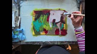 Kim Chigi Art: Abstract Acrylic Painting Demo 8