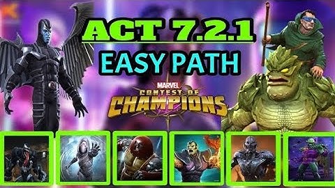 MCOC ACT 7.2.1 Easy path #paragon #kabam #gaming #youtubevideos 