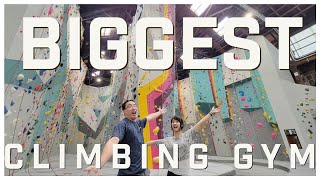 We Went To The BIGGEST Climbing Gym In America | Pacific Pipe Gym