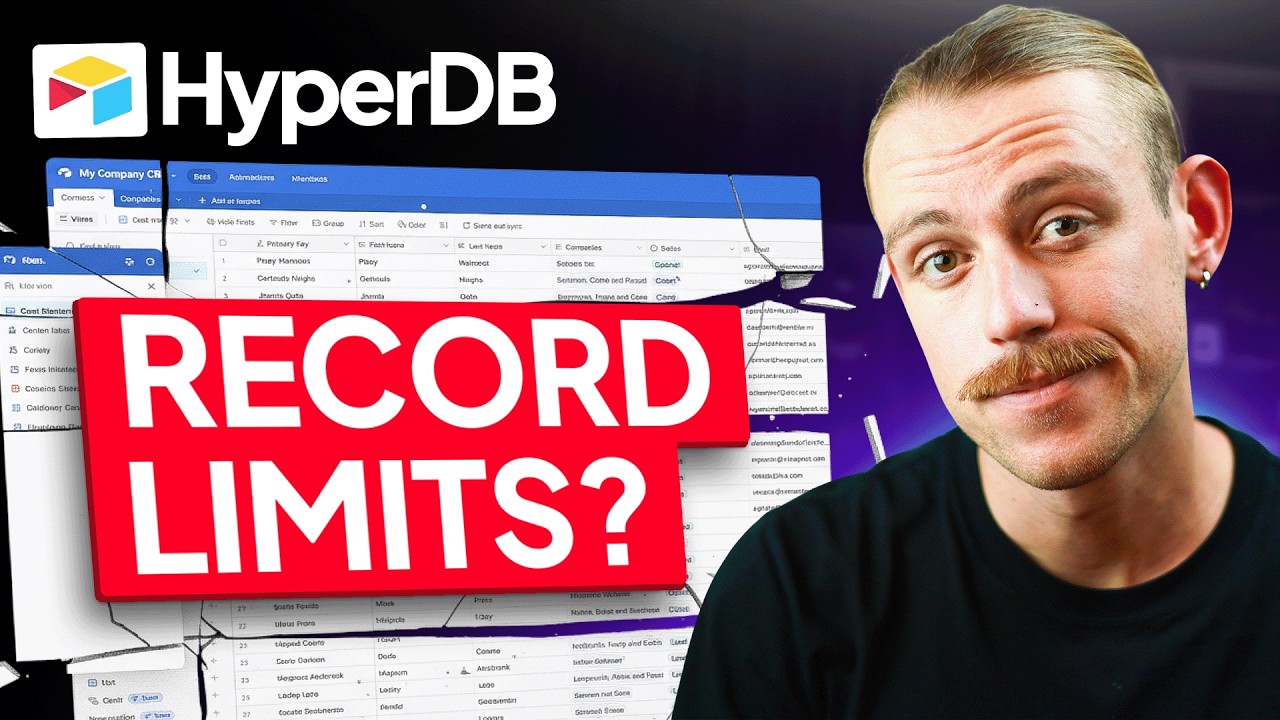 Hyper Db Hitting Airtable Record Limits? Unlock Millions with HyperDB - YouTube