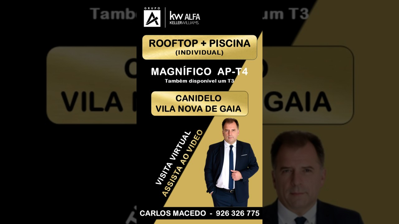 SOBERBO AP T4  ROOFTOP/PISCINA (individual) - CANIDELO - VILA NOVA DE GAIA