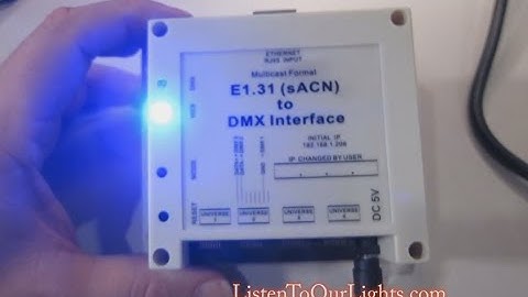 DMX Bridge Unboxing, Setup, Sequence