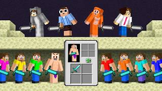 Minecraft Manhunt but Runners Share an Inventory
