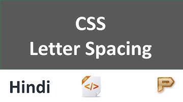 CSS Letter Spacing-Hindi