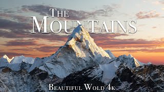 Mountains 4K - Scenic Relaxation Film With Calming Music (4K Video Ultra HD TV)