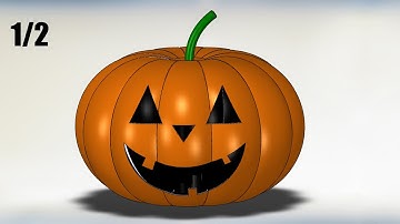 SolidWorks Tutorial #115: Halloween Pumpkin pt1