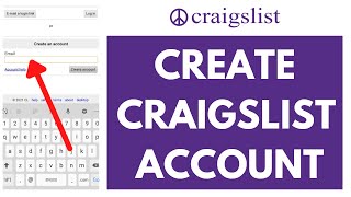 How to Setup / Create an Account on Craigslist | Craigslist Account Sign Up