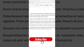 Generate Random Lorem Ipsum Text In Ms Word Trick  microsoftword wordtutorial