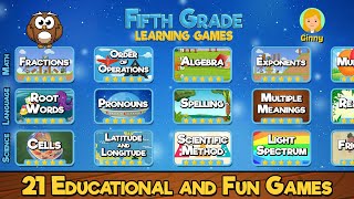 Fifth Grade Learning Games - App Preview (2021) screenshot 3