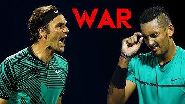 Federer vs Kyrgios | When Tennis Turns Into War! ● Miami 2017