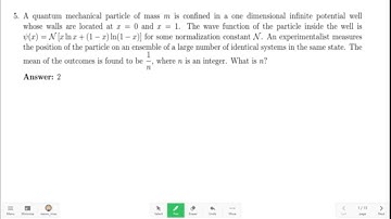 JEST 2024 Physics Quantum Mechanics PYQ | Expectation Value of Position Operator | CSIR NET, GATE