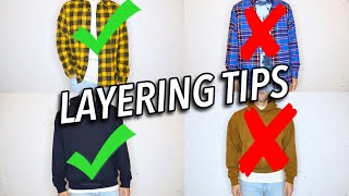 FALL LAYERING TIPS - DO'S AND DONT'S